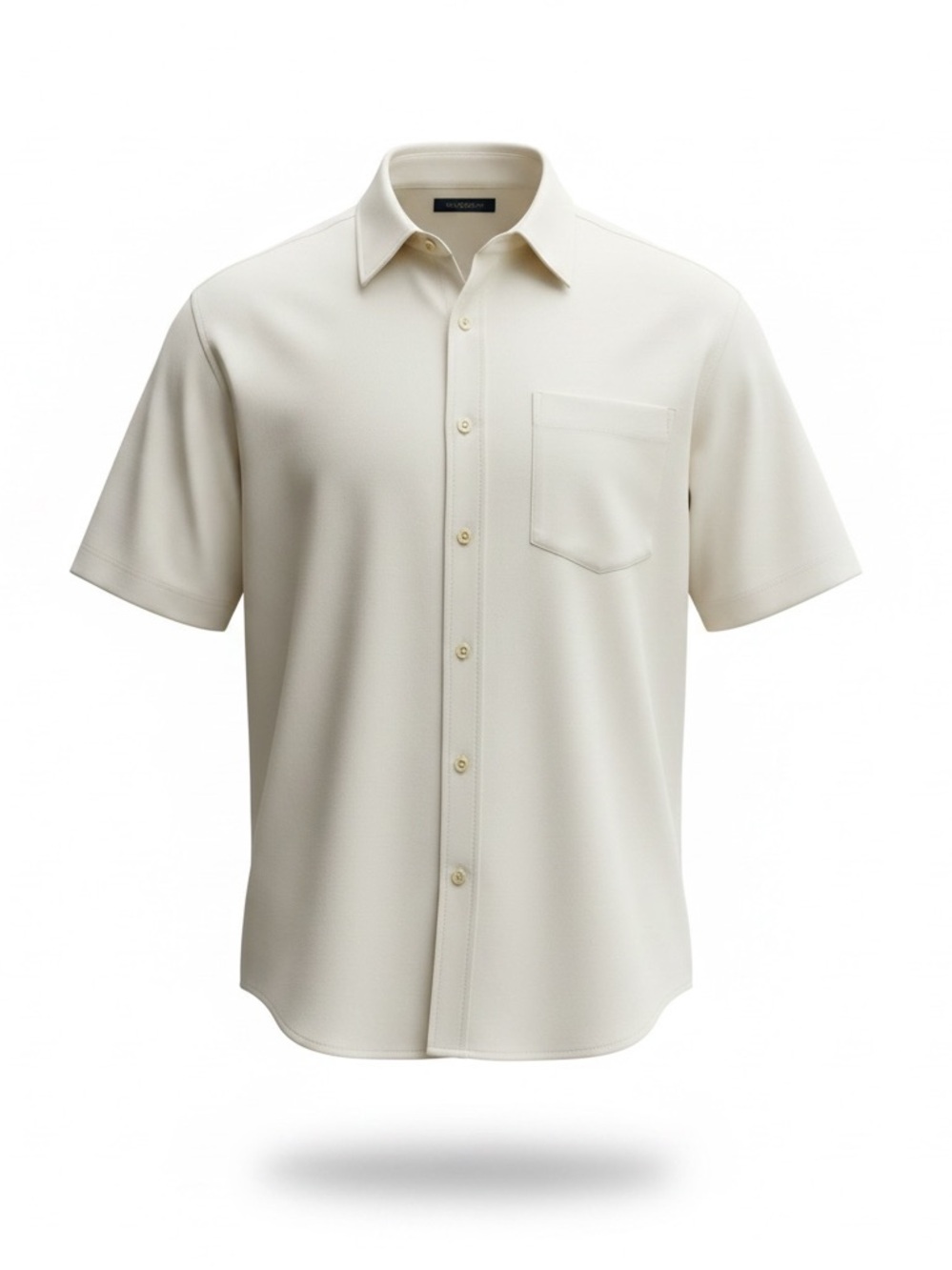 Tommy Bahama “my wine testing shirt” Short-Sleeve Button-Down Cream 100% Silk